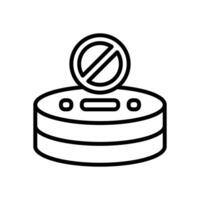 database line icon. vector icon for your website, mobile, presentation, and logo design.