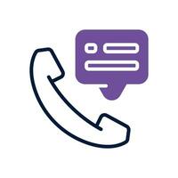 phone call dual tone icon. vector icon for your website, mobile, presentation, and logo design.