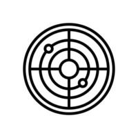 radar line icon. vector icon for your website, mobile, presentation, and logo design.