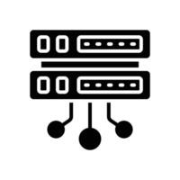 server glyph icon. vector icon for your website, mobile, presentation, and logo design.