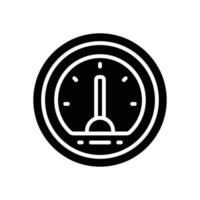 speedometer glyph icon. vector icon for your website, mobile, presentation, and logo design.