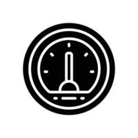 speedometer glyph icon. vector icon for your website, mobile, presentation, and logo design.