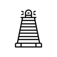 traffic cone line icon. vector icon for your website, mobile, presentation, and logo design.