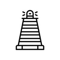 traffic cone line icon. vector icon for your website, mobile, presentation, and logo design.