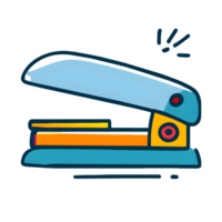 Stapler office equipment isolated on background, generative AI png