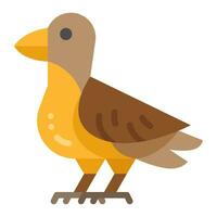 bird flat icon,vector and illustration vector