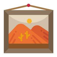 picture frame flat icon,vector and illustration vector