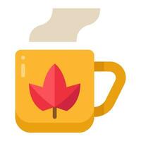 hot drink flat icon,vector and illustration vector