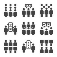 people icon set,vector and illustration vector