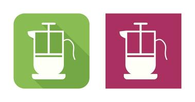 French Press Vector Icon