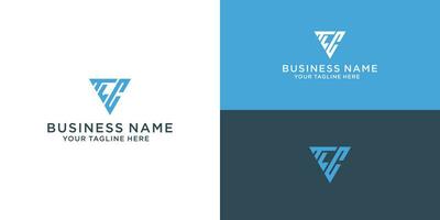 design a minimalist monogram TLC in triangle shape logo suitable for your branding company, letter t, l, c vector