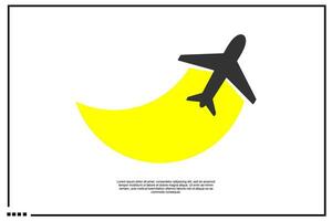 plane icon or logo vector