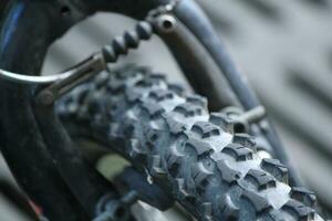 Mountain bike tire photo