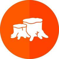 Stump Vector Icon Design