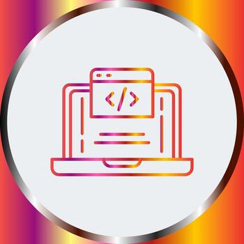 icono de vector de codificación