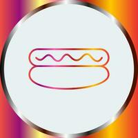 Hot Dog Vector Icon