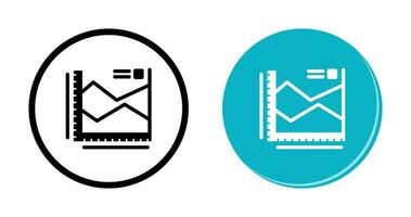 Spline Chart Vector Icon