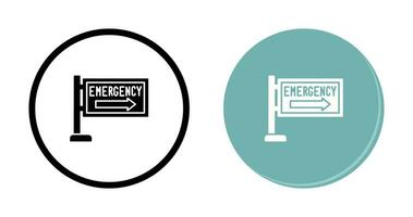 Emergency Sign Vector Icon