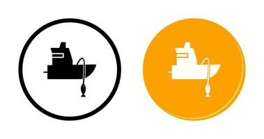 Fishing Boat Vector Icon