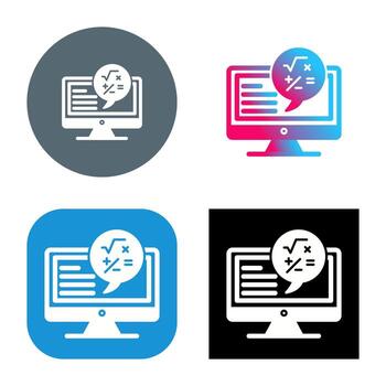 Maths Vector Icon
