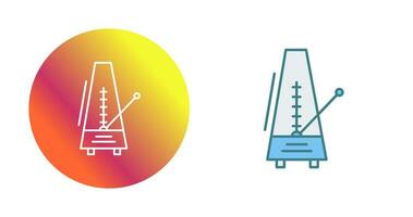 icono de vector de metrónomo