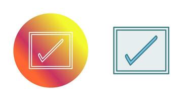 Checkbox Vector Icon