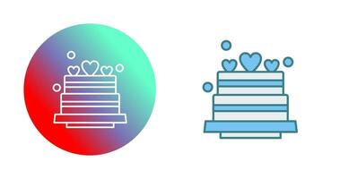 Wedding Cake Vector Icon