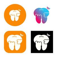 Toothache And Plaque Vector Icon