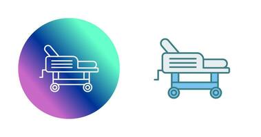 Hospital Bed Vector Icon