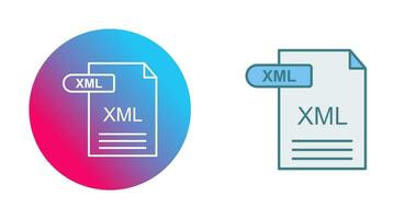 XML Vector Icon