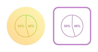 icono de vector de estadísticas de candidatos