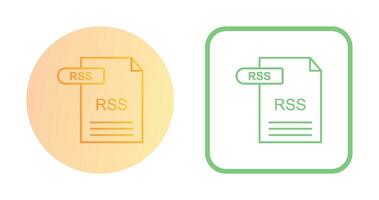 icono de vector de rss