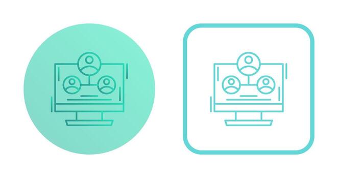 Hierarchy Structure Vector Icon