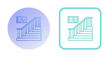 icono de vector de escalera