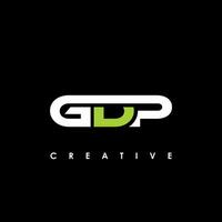 GDP Letter Initial Logo Design Template Vector Illustration