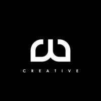 DB Letter Initial Logo Design Template Vector Illustration