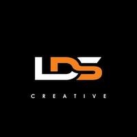 LDS Letter Initial Logo Design Template Vector Illustration