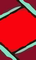 Aesthetic red abstract background with copy space area. Suitable for poster and banner vector