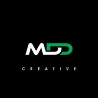 MDO Letter Initial Logo Design Template Vector Illustration