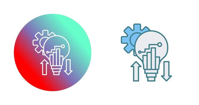 icono de vector de análisis