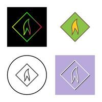 Flammable Material Vector Icon