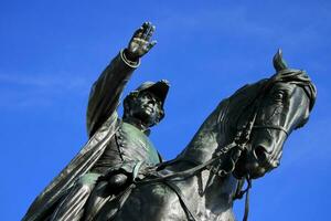 General Dufour statue, Geneva, Switzerland photo