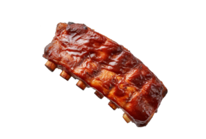 AI Generated  Texas Style BBQ Pork Ribs png