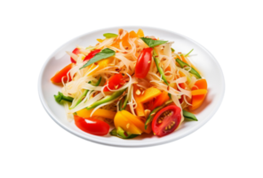 ai gegenereerd Thais papaja salade png