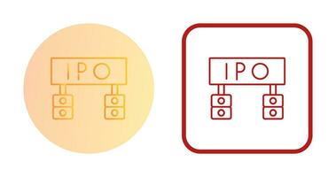 icono de vector de ipo