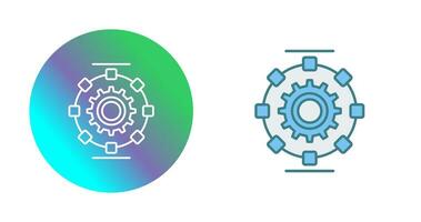 Automated Process Vector Icon
