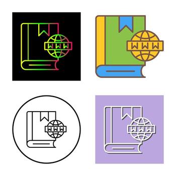 icono de vector de sitio web