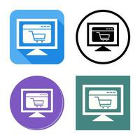 Ecommerce Website Vector Icon