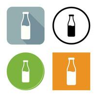 Milk Bottle Vector Icon