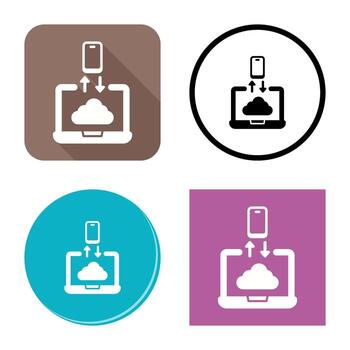Data Transfer Vector Icon